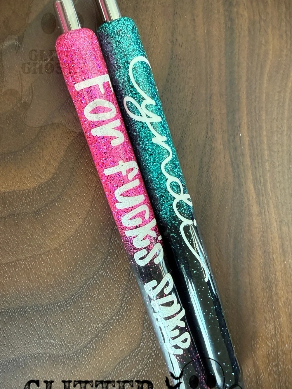 Snarky Fuckery Glitter Pens - custom - personalized - fun gifts
